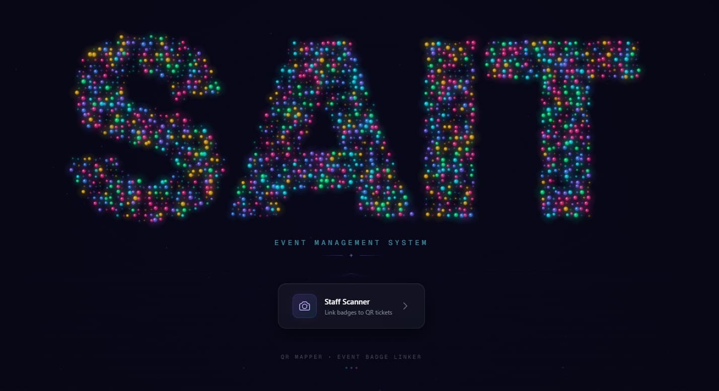 Screenshot of QR Mapper - Badge to Ticket Linker